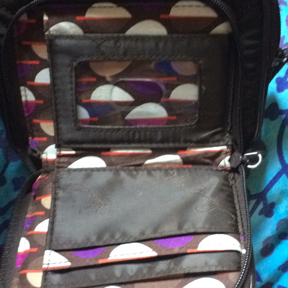 Vera Bradley chocolate wallet like new - Picture 3 of 7